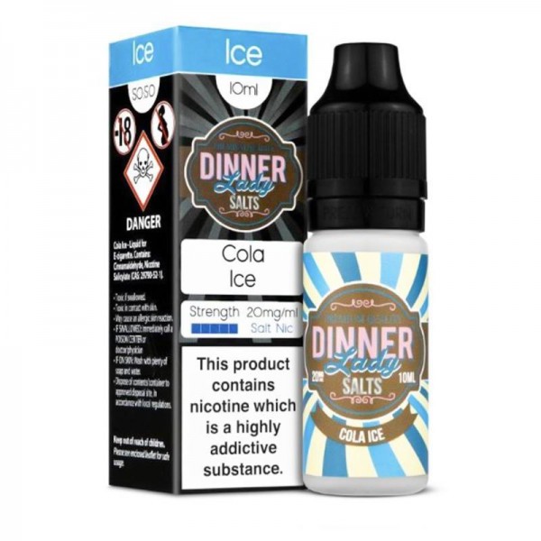 COLA ICE NICOTINE SALT E-LIQUID BY DINNER LADY SALTS