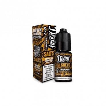 CARAMEL TOBACCO NICOTINE SALT E-LIQUID BY DOOZY SALTS