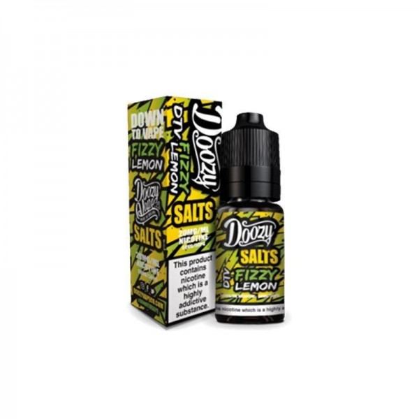 FIZZY LEMON NICOTINE SALT E-LIQUID BY DOOZY SALTS