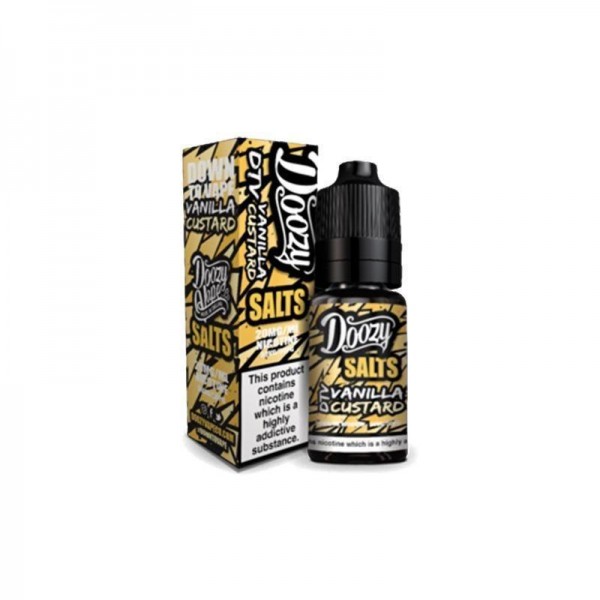 VANILLA CUSTARD NICOTINE SALT E-LIQUID BY DOOZY SALTS