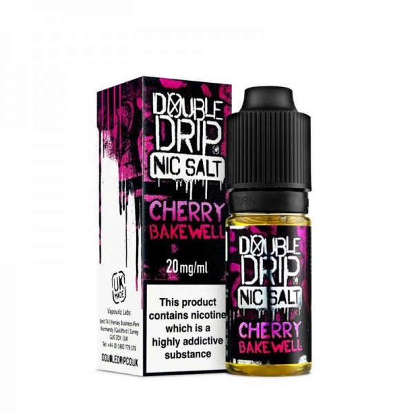 CHERRY BAKEWELL NIC SALT E-LIQUID BY DOUBLE DRIP