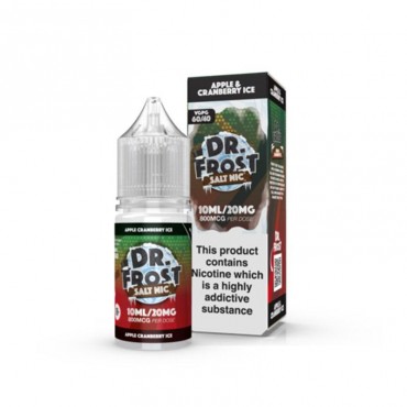 APPLE & CRANBERRY ICE NICOTINE SALT E-LIQUID BY DR FROST
