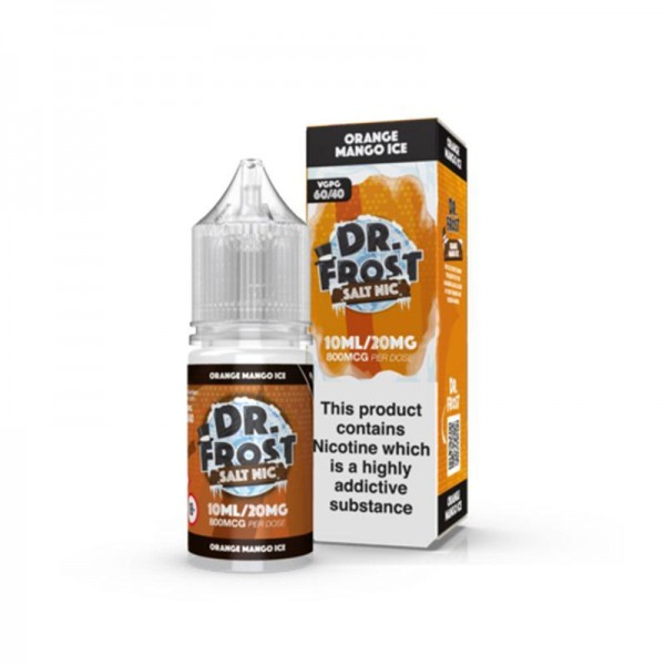 ORANGE MANGO ICE NICOTINE SALT E-LIQUID BY DR FROST