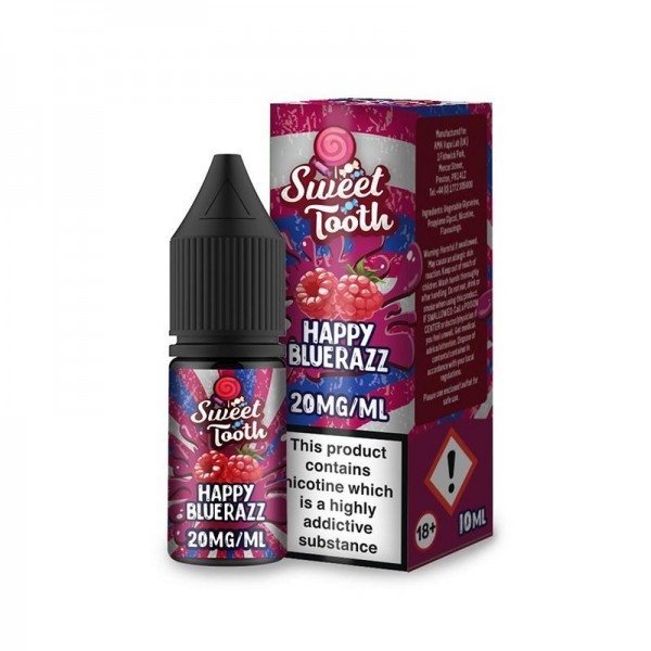 HAPPY BLUERAZZ NICOTINE SALT E-LIQUID BY SWEET TOOTH