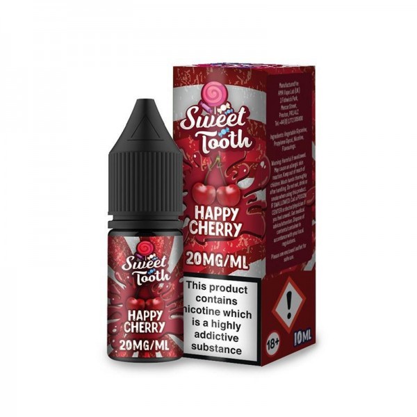 HAPPY CHERRY NICOTINE SALT E-LIQUID BY SWEET TOOTH