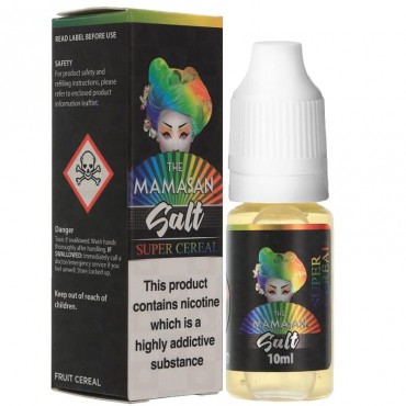 SUPER CEREAL NICOTINE SALT E-LIQUID BY THE MAMASAN SALT