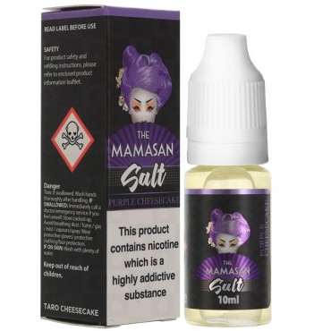 PURPLE CHEESECAKE NICOTINE SALT E-LIQUID BY THE MAMASAN SALT