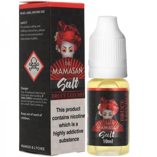 BRUCE LEECHEE NICOTINE SALT E-LIQUID BY THE MAMASAN SALT