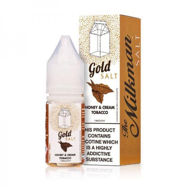 GOLD NICOTINE SALT E-LIQUID BY THE MILKMAN SALT