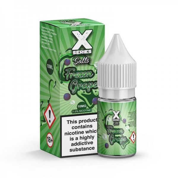 FROZEN GRAPE NICOTINE SALT E-LIQUID BY X SERIES SALTS