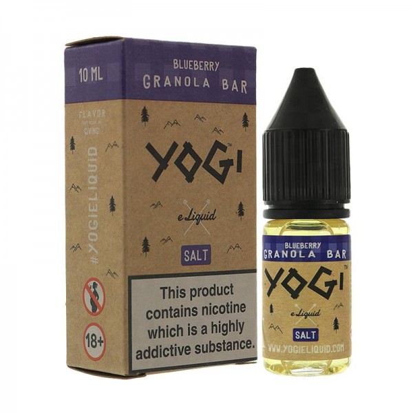 BLUEBERRY NICOTINE SALT E-LIQUID BY YOGI E-LIQUIDS