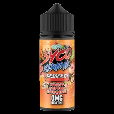 STICKY TOFFEE PUDDING E LIQUID BY SYCO XTREME DESSERTS 100ML 80VG