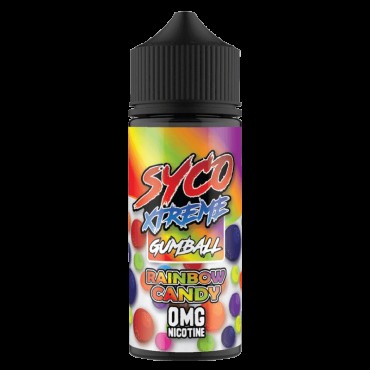 RAINBOW CANDY E LIQUID BY SYCO XTREME GUMBALL 100ML 80VG