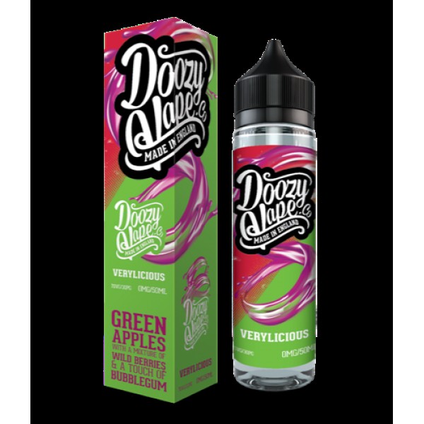 VERYLICIOUS E LIQUID BY DOOZY VAPE CO 50ML 70VG