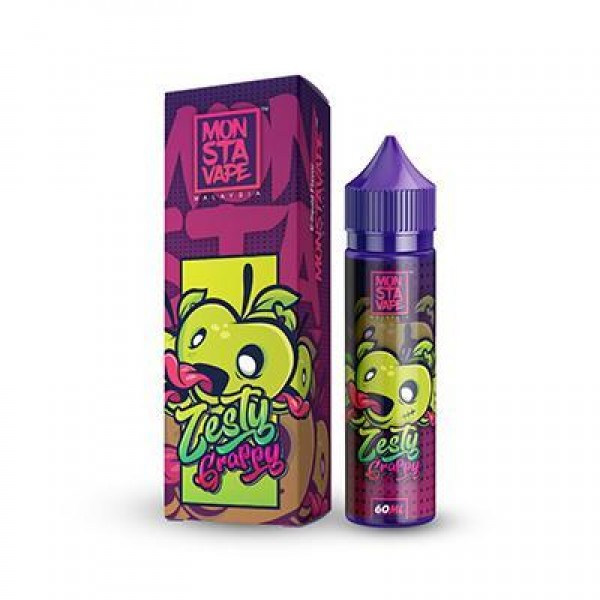 ZESTY GRAPPY (NO MINT) E LIQUID BY MONSTAVAPE 50ML 70VG