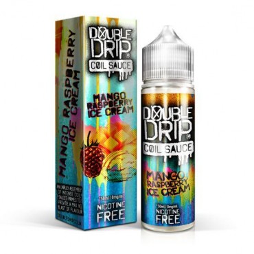 MANGO RASPBERRY ICE CREAM E LIQUID BY DOUBLE DRIP 50ML 80VG