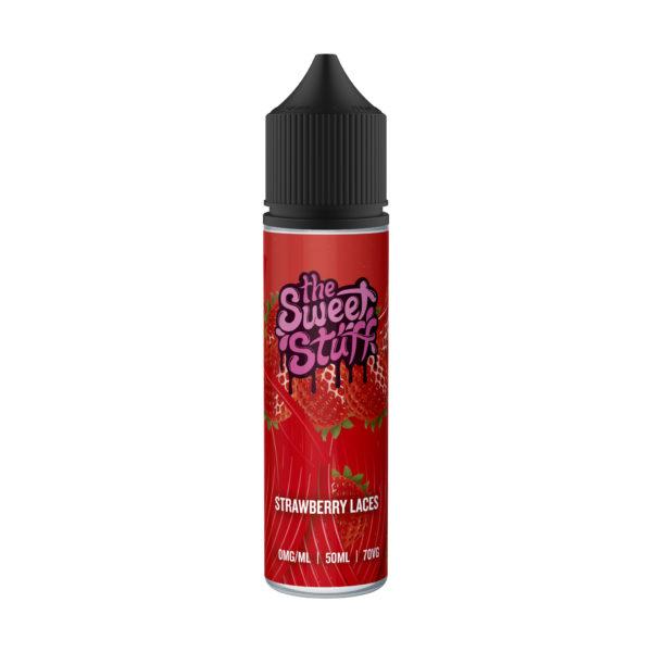 STRAWBERRY LACES E LIQUID BY THE SWEET STUFF 50ML 70VG