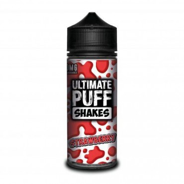 STRAWBERRY E LIQUID BY ULTIMATE PUFF SHAKES 100ML 70VG