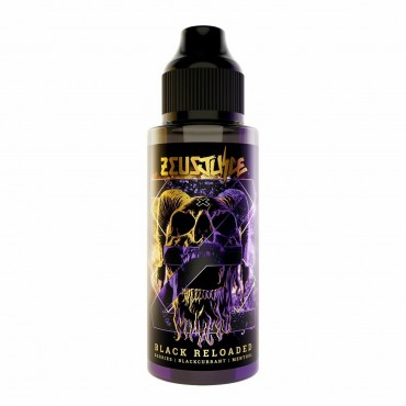 BLACK RELOADED E LIQUID BY ZEUS JUICE 100ML 70VG