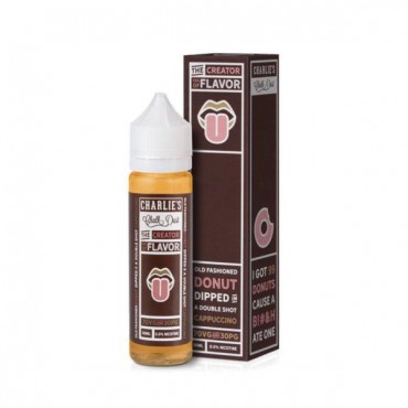 DONUT CAPPUCCINO E-LIQUID BY CHARLIE'S CHALK DUST - THE CREATOR OF FLAVOUR 50ML 70VG