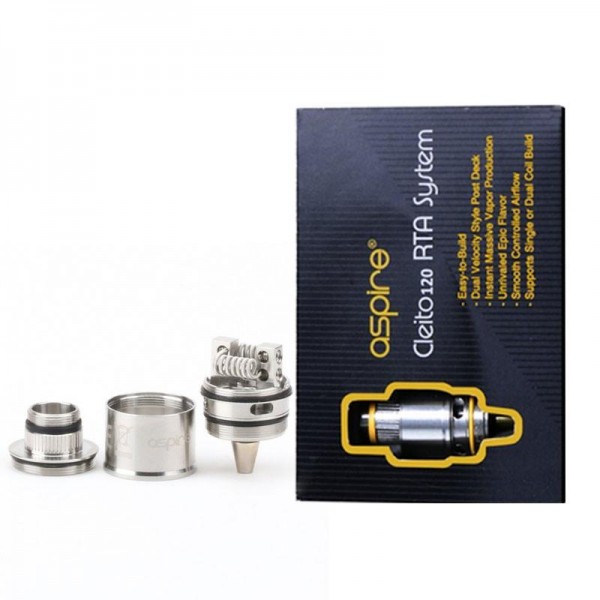 ASPIRE CLEITO 120 VAPE RTA DECK