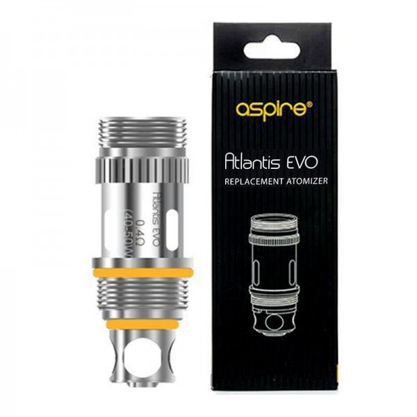 ASPIRE ATLANTIS EVO VAPE ATOMIZER REPLACEMENT COIL HEADS