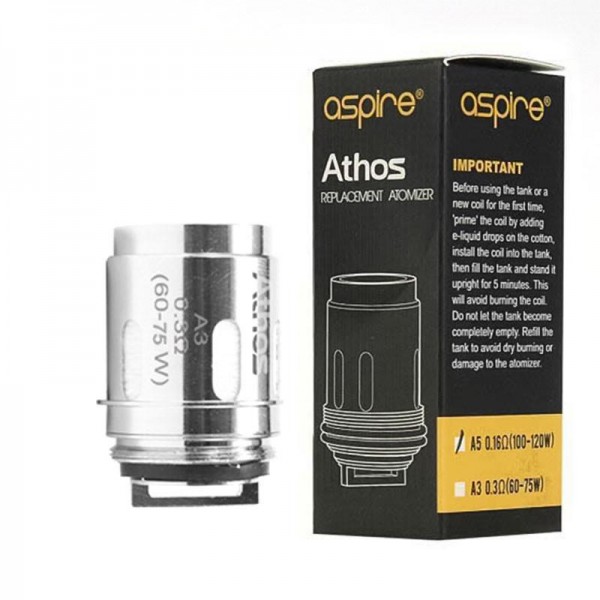 ASPIRE ATHOS VAPE REPLACEMENT ATOMIZER COIL HEADS