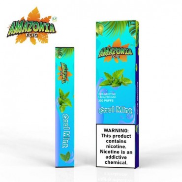 COOL MINT BY AMAZONIA 20MG - 300 PUFFS DISPOSABLE POD
