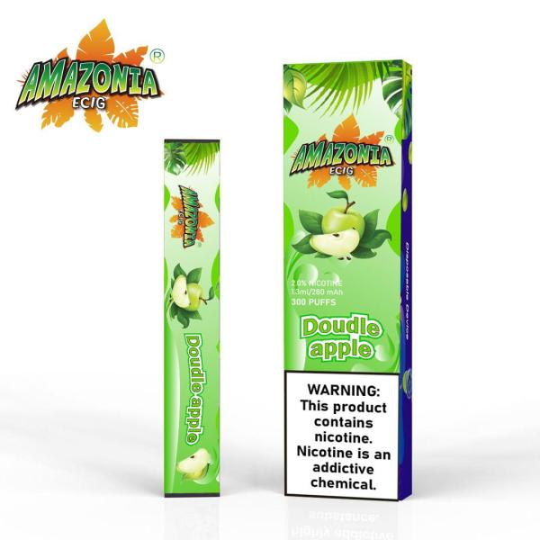 DOUBLE APPLE BY AMAZONIA 20MG - 300 PUFFS DISPOSABLE POD