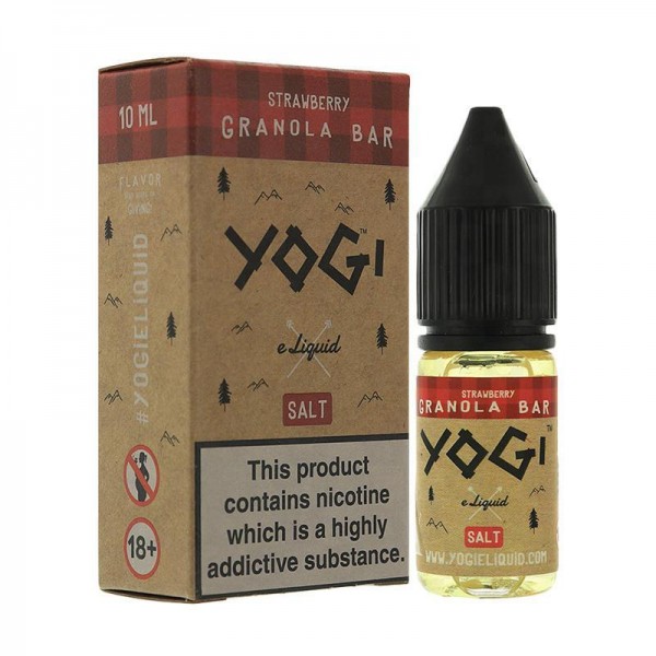 STRAWBERRY NICOTINE SALT E-LIQUID BY YOGI E-LIQUIDS