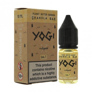 PEANUT BUTTER BANANA NICOTINE SALT E-LIQUID BY YOGI E-LIQUIDS