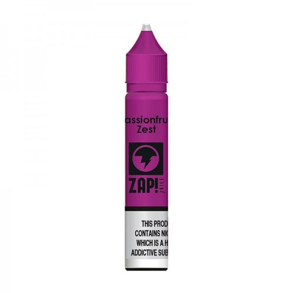 PASSIONFRUIT ZEST NICOTINE SALT E-LIQUID BY ZAP!