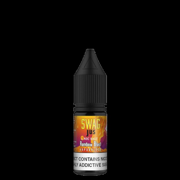 RAINBOW BLAST VAPORLESS NICOTINE SALT E-LIQUID BY SWAG JUS NICSALT