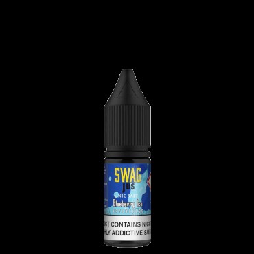 BLUEBERRY ICE VAPORLESS NICOTINE SALT E-LIQUID BY SWAG JUS NICSALT