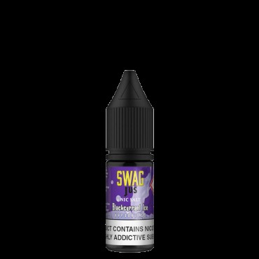 BLACKCURRANT ICE VAPORLESS NICOTINE SALT E-LIQUID BY SWAG JUS NICSALT