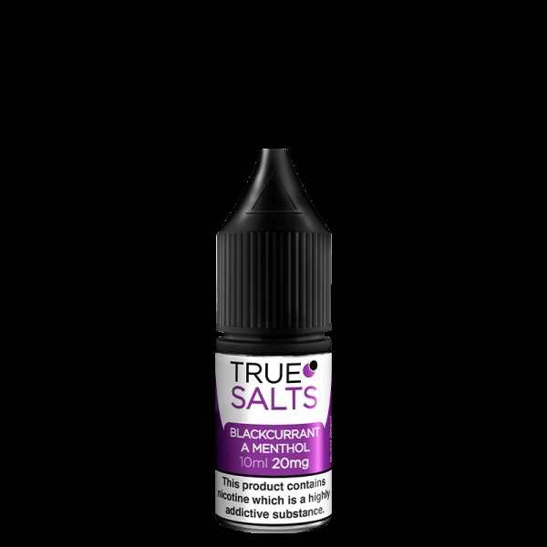 BLACKCURRANT A MENTHOL NICOTINE SALT E-LIQUID BY TRUE SALTS