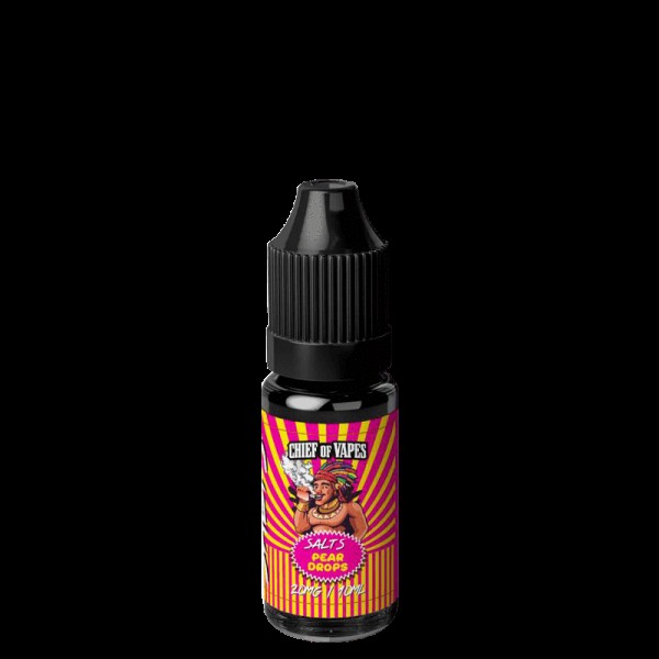 PEAR DROPS NICOTINE SALT E-LIQUID BY CHIEF OF VAPE SALTS