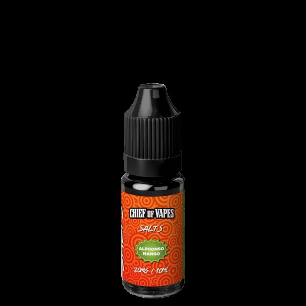 ALPHONSO MANGO NICOTINE SALT E-LIQUID BY CHIEF OF VAPE SALTS