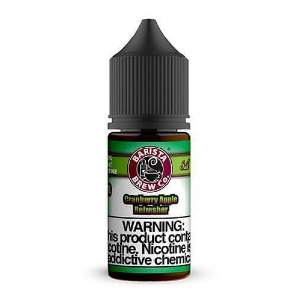 CRANBERRY APPLE REFRESHER NICOTINE SALT E-LIQUID BY BARISTA BREW CO.