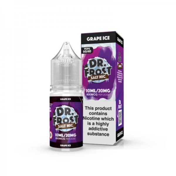 GRAPE ICE NICOTINE SALT E-LIQUID BY DR FROST