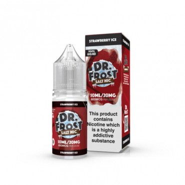 STRAWBERRY ICE NICOTINE SALT E-LIQUID BY DR FROST