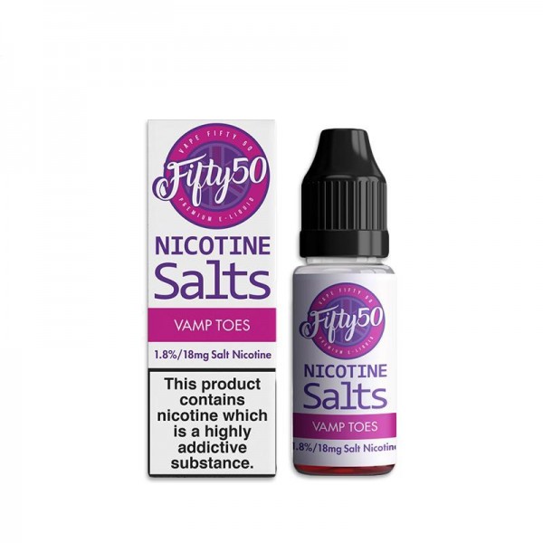 VAMP TOES NICOTINE SALT E-LIQUID BY FIFTY50 SALTS