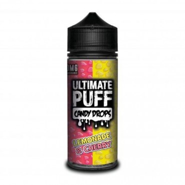 LEMONADE & CHERRY E LIQUID BY ULTIMATE PUFF CANDY DROPS 100ML 70VG