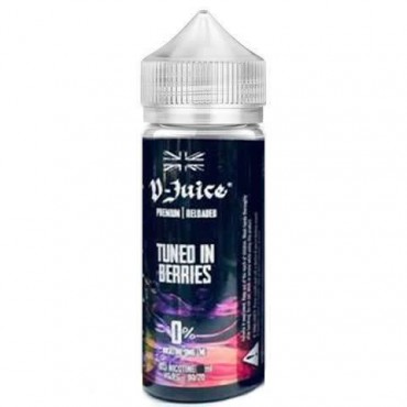 TUNED IN BERRIES E LIQUID BY V JUICE 100ML 80VG