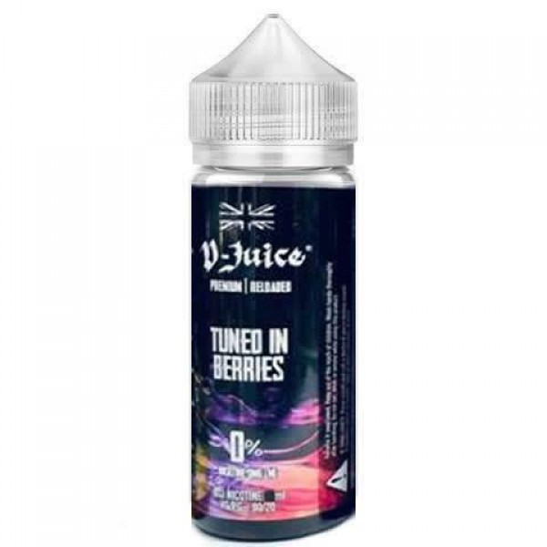 TUNED IN BERRIES E LIQUID BY V JUICE 100ML 80VG