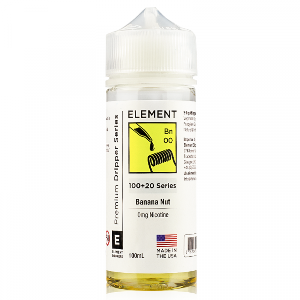 BANANA NUT BY ELEMENT 100ML 80VG