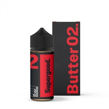 BUTTER 02.  E LIQUID BY SUPERGOOD 100ML 70VG