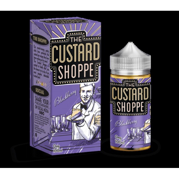 BLACKBERRY E LIQUID BY THE CUSTARD SHOPPE 100ML 75VG