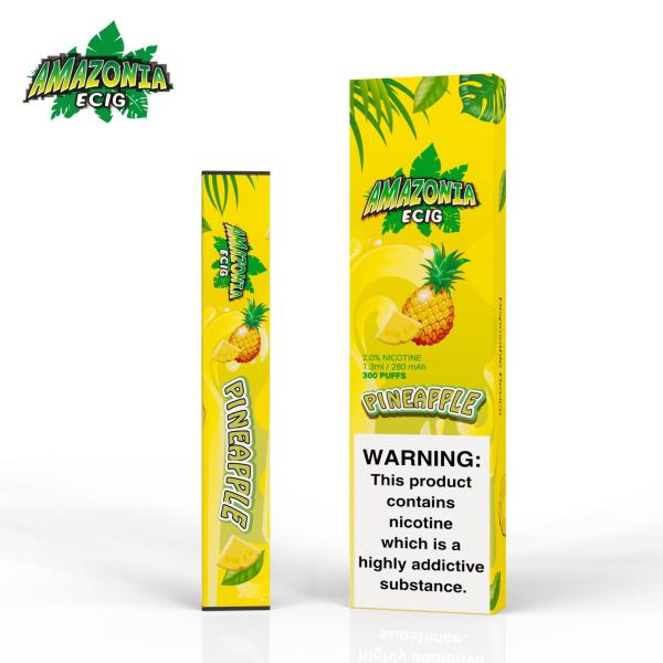 PINEAPPLE BY AMAZONIA 20MG - 300 PUFFS DISPOSABLE POD
