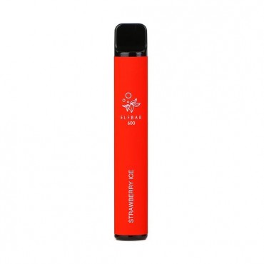 Strawberry Ice Elfbar / Elf Bar 600 Puffs Disposable Vape